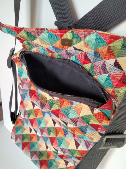 Mochila antirrobo Geometrik