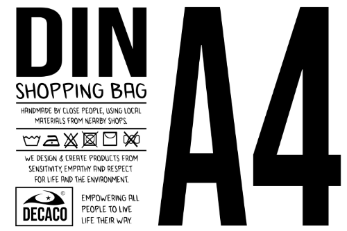 Shopping bag DIN A4