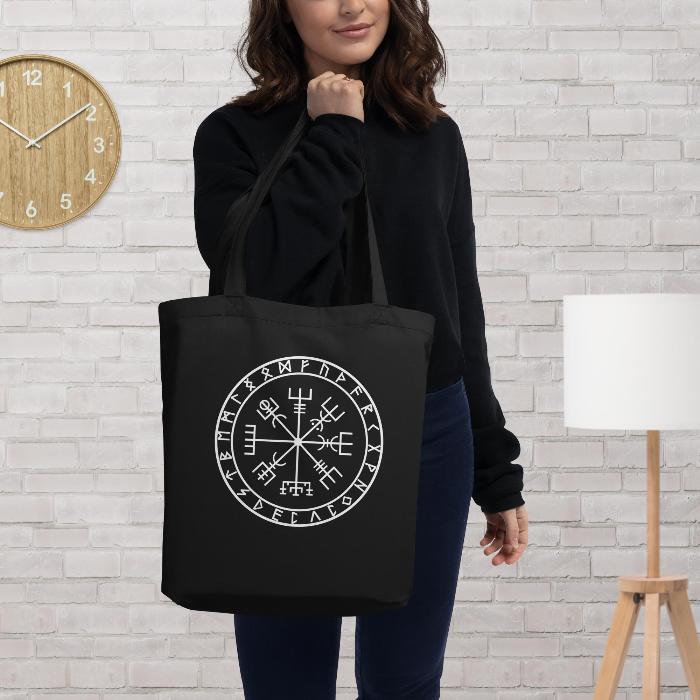 Vegvísir Organic Cotton Tote Bag